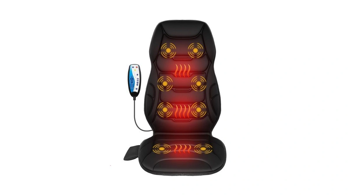 Comfier Back Massager With Heat, Vibration Massage Seat Cushion With