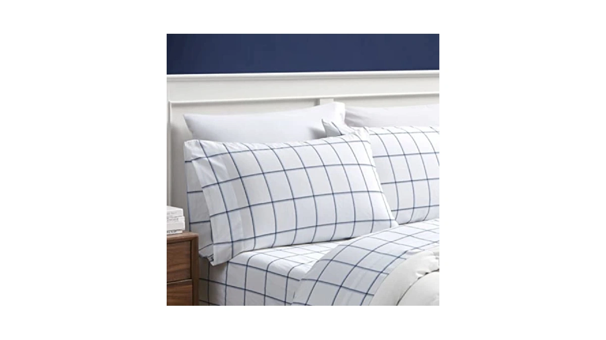 Nautica β Twin Xl Size Sheet Set, Crisp Cotton Percale