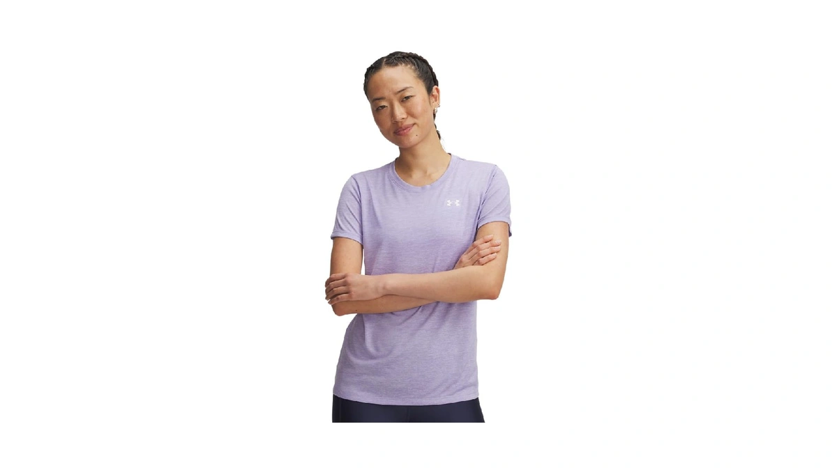Under Armour Women's Tech Twist Short Sleeve Crew, (538) Transparent