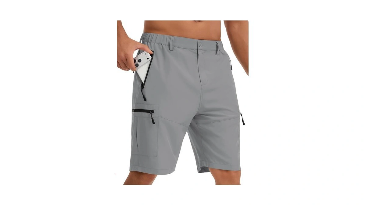 Uumiaer Men's Hiking Cargo Shorts 9" Lightweight Quick Dry Outdoor
