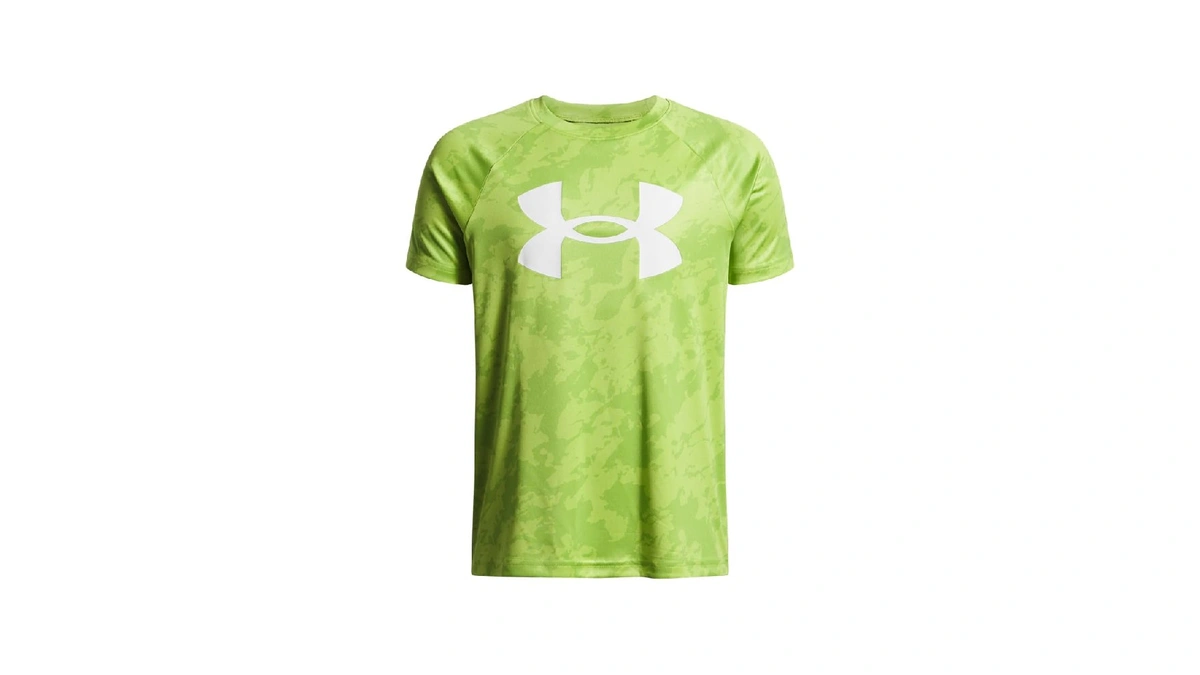 Under Armour Boys' Tech Big Logo Printed Short-sleeve T-shirt, (326)
