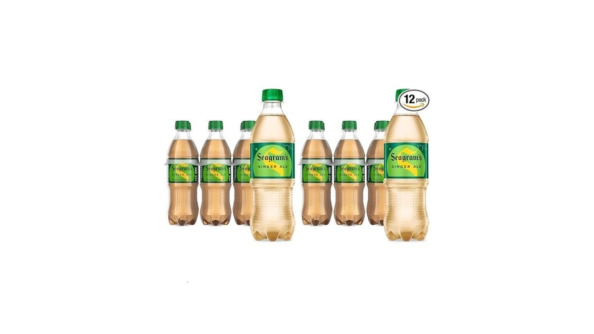 Seagrams Ginger Soda Soft Drinks, 16.9 Fl Oz, 12 Pack