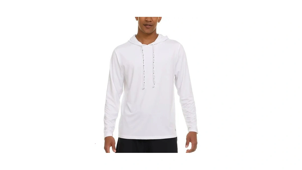 Champion Men's Sun Hoodie, Long Sleeve Upf 50+ Rash Guard