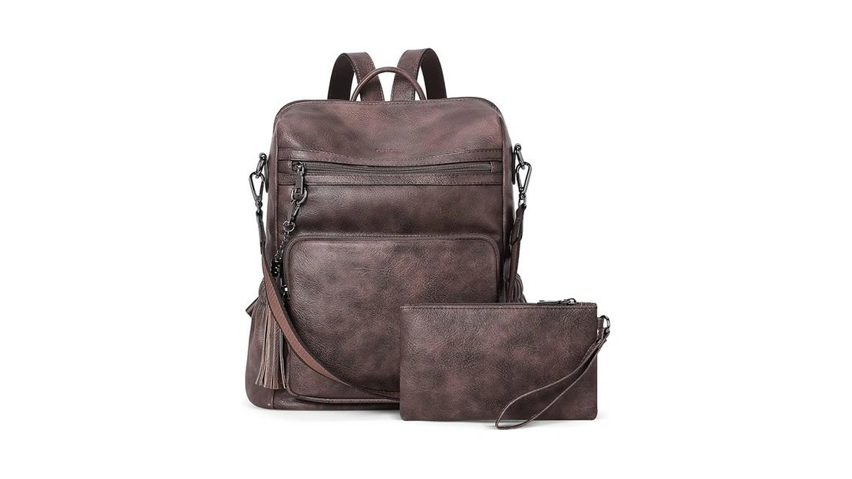 Cluci Backpack Purse For Women Leather Fashion Designer Travel Ladies