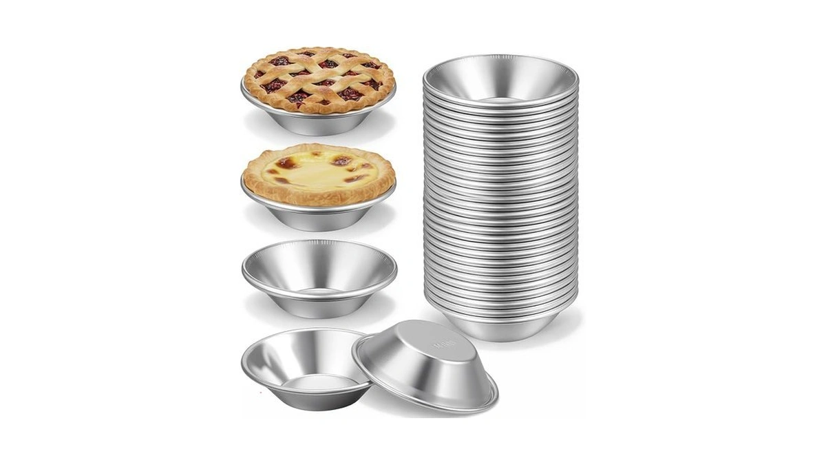 Shenliu 50 Pack Egg Tart Mold, Mini Tiny Pie Muffin