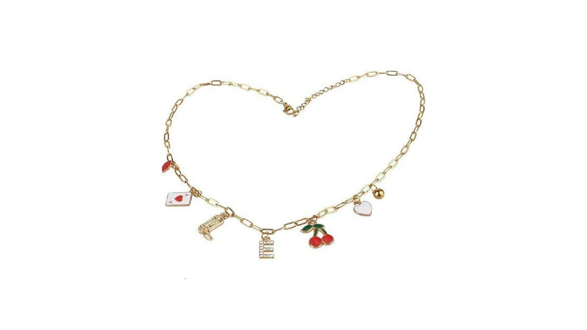 Jokzan Initial Charm Name Necklace For Women, Beach Letter A-z
