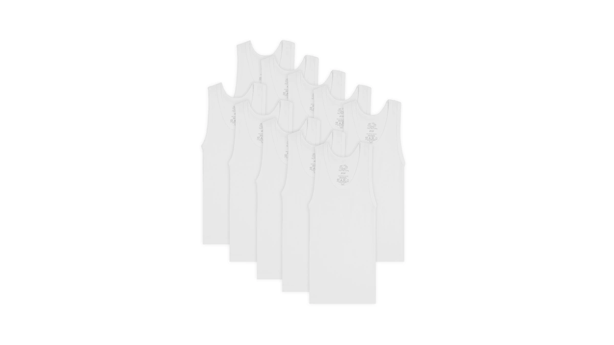 Fruit Of The Loom Boys Cotton Tank Top Undershirt (multipack)