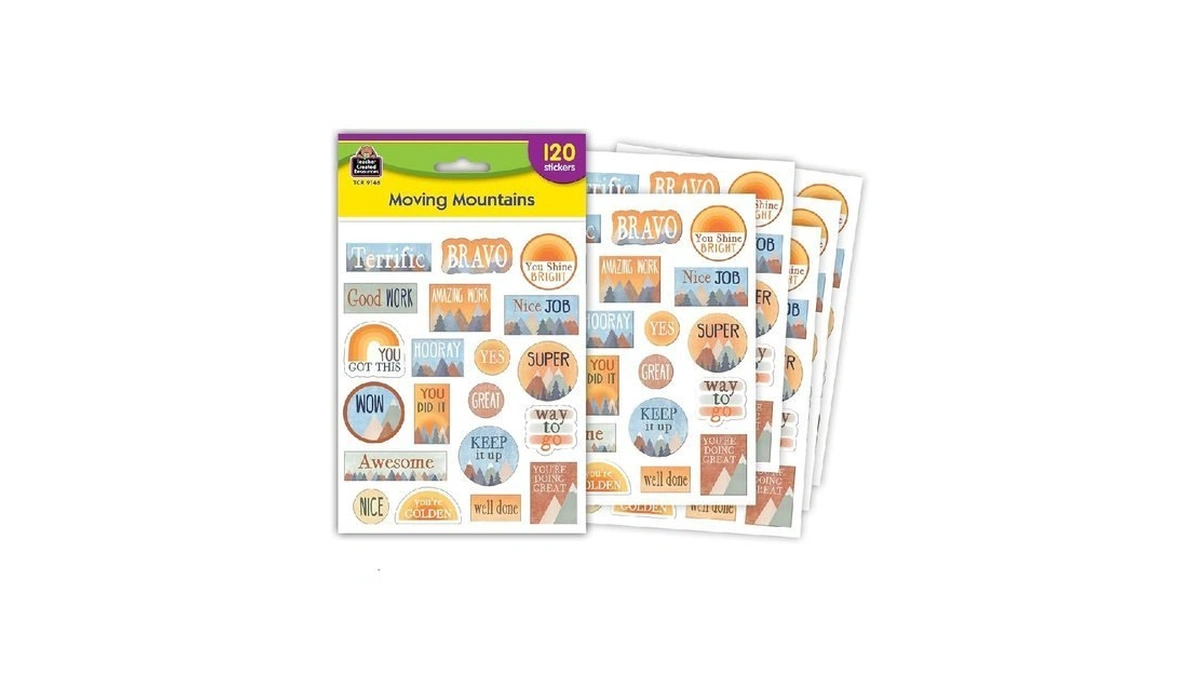 Teacher Created Resources Moving Mountains Stickers