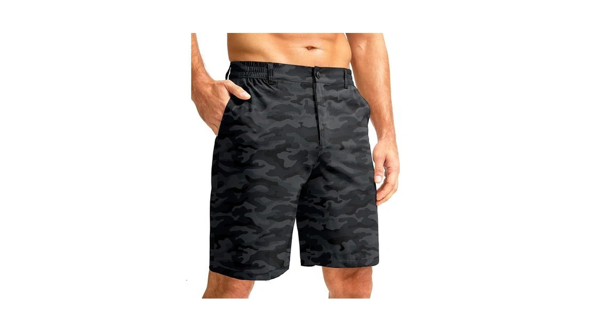 G Gradual Men's Casual Shorts 9" Lightweight Golf Shorts For