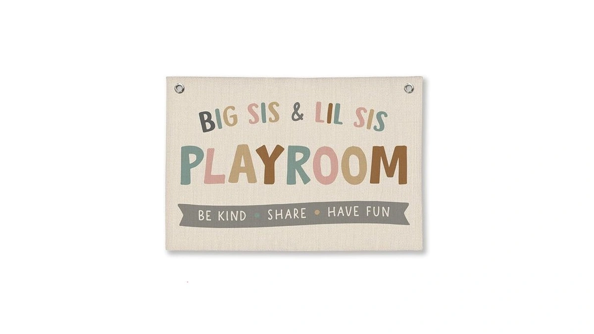 Showdraven Playroom Wall Decor, Kids Toddler Boy Girl Playroom Decor