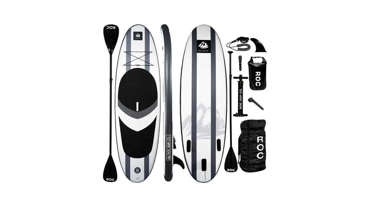 Roc Inflatable Stand Up Paddle Board 10' 6" With Premium