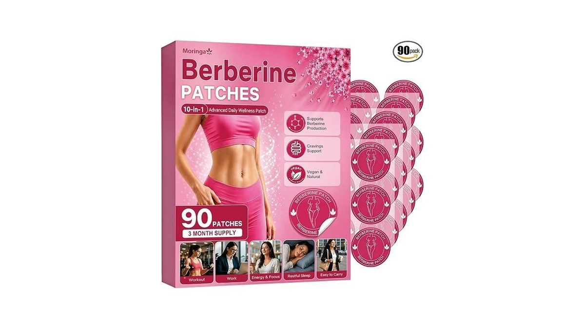Glplus-1 Patches, Berberine Patches For Women & Men, Moringa Berberine