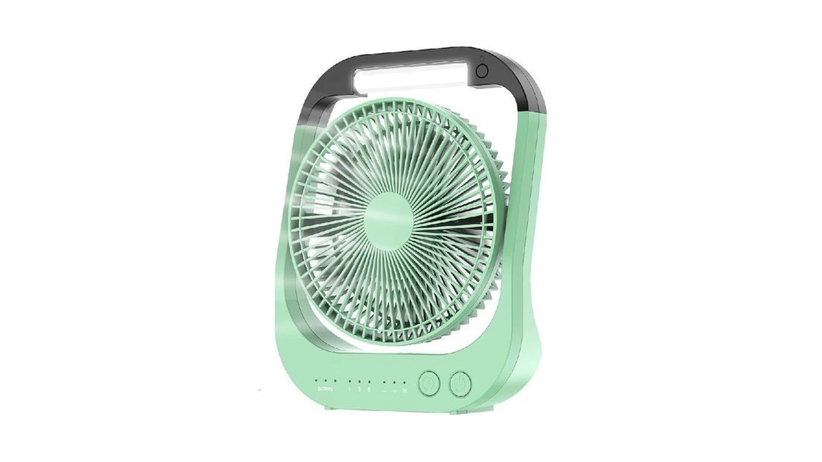 Atengeus Usb Desk Fan With 10000mah Battery, 4 Speeds, 8“