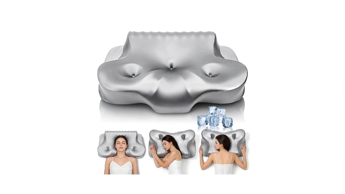 Dayme Orthopedic Memory Foam Pillows –cooling Neck Pillow That Actually