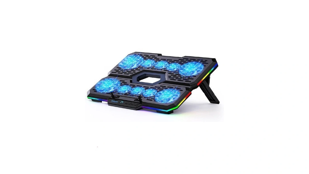 Laptop Cooling Pad With 10 Fans, Gaming Laptop Fan For