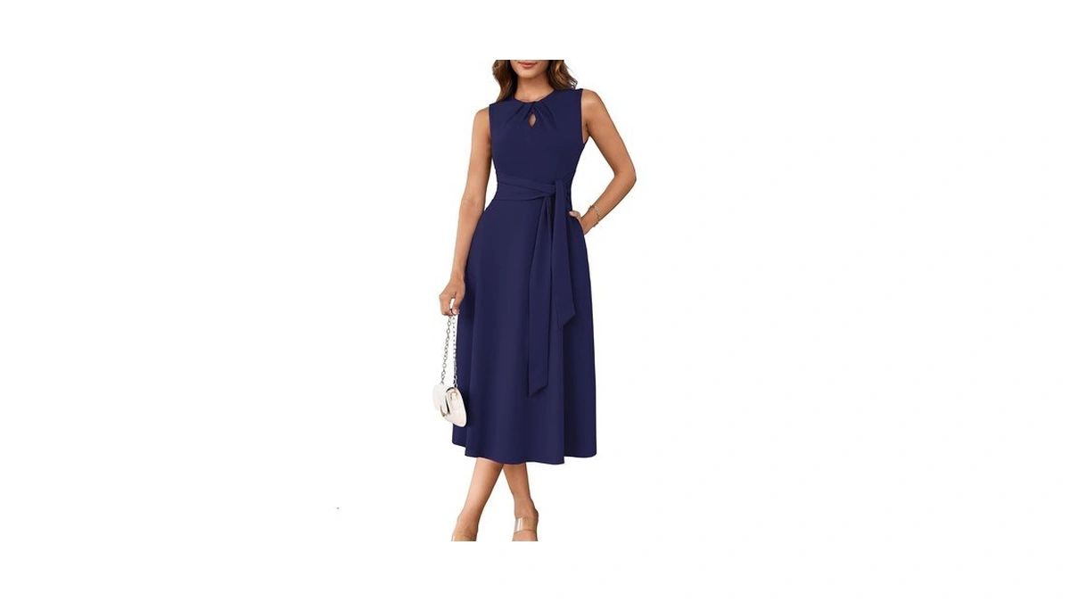 Grace Karin Flowing Aline Dress For Women Office Work Dress