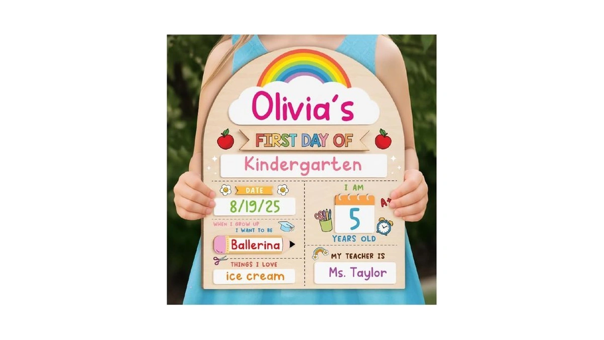 My First Day Of School Sign, First And Last Day