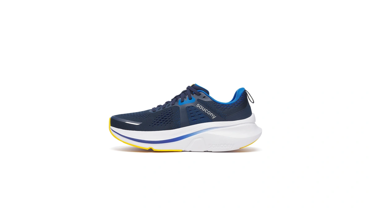 Saucony Men's Guide 18 Sneaker, Navy/skydiver, 15