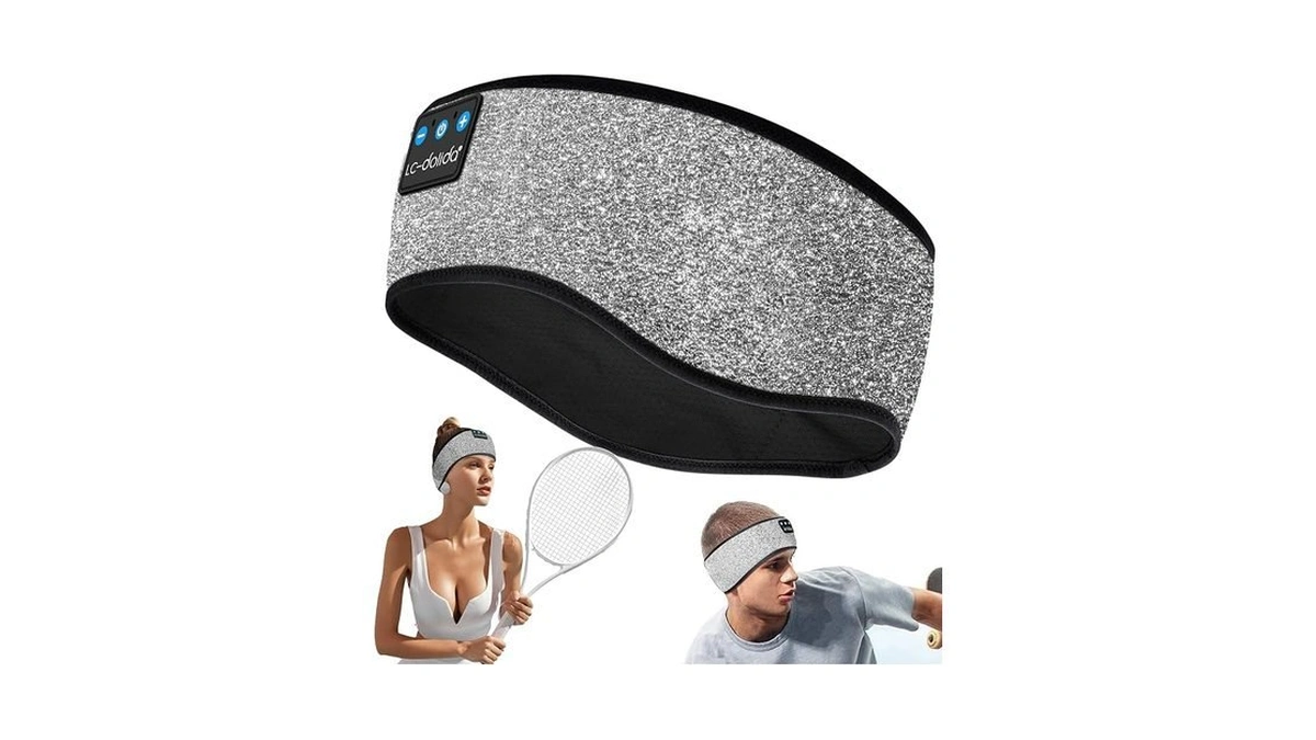 Lc-dolida Sleep Headphones Wireless Bluetooth Headband Headphones For Sleeping Music