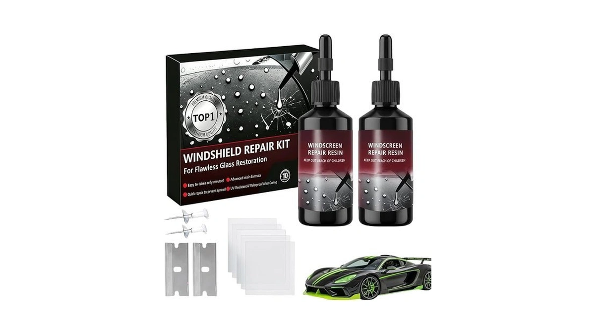 Bighero Windshield Repair Kit, 2026 Latest Car Windshield Crack Repair