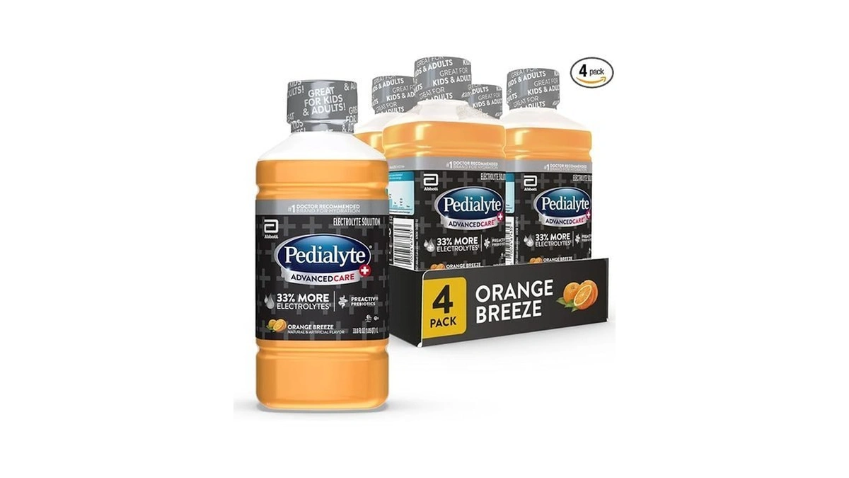 Pedialyte Advancedcare Plus Electrolyte Hydration Drink, Has 33% More Electrolytes