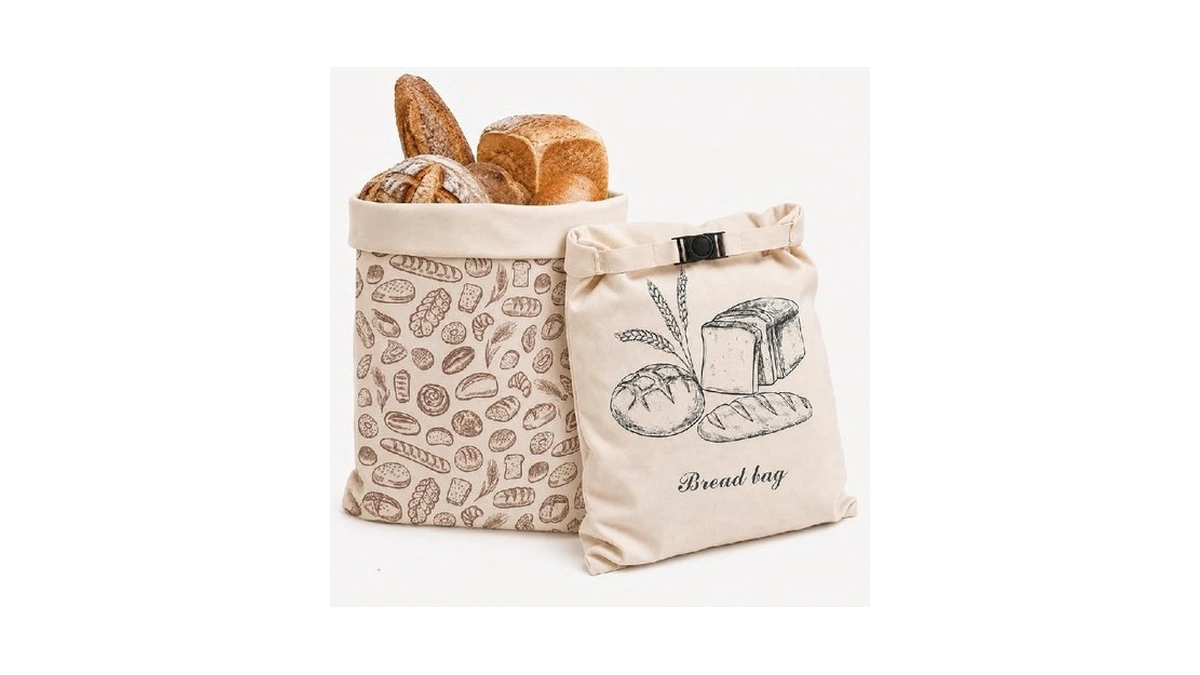 2 Pack Beeswax Sourdough Bread Bags For Homemade Bread, Reusable