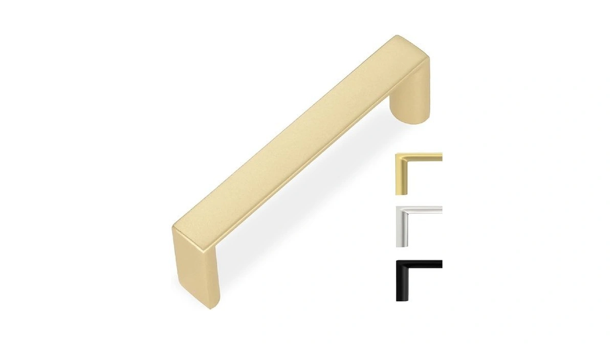 Giyuro 10 Pack 3 Inch(76mm) Cabinet Pulls Brushed Gold Kitchen