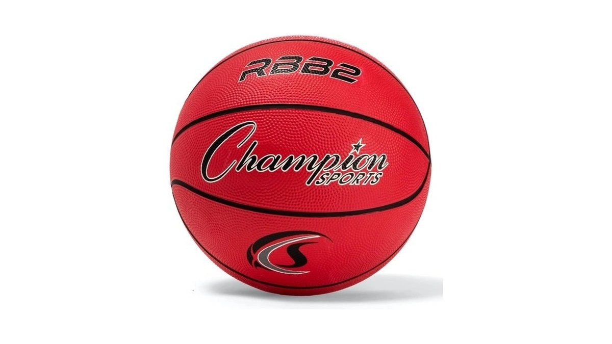 Champion Sports Rubber Junior Basketball, Heavy Duty - Pro Style