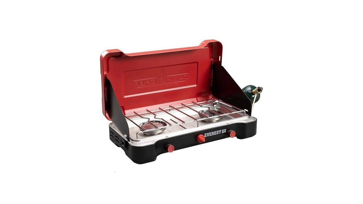 Camp Chef Everest 2x 2-burner Portable Camping Stove, 40,000 Btus,