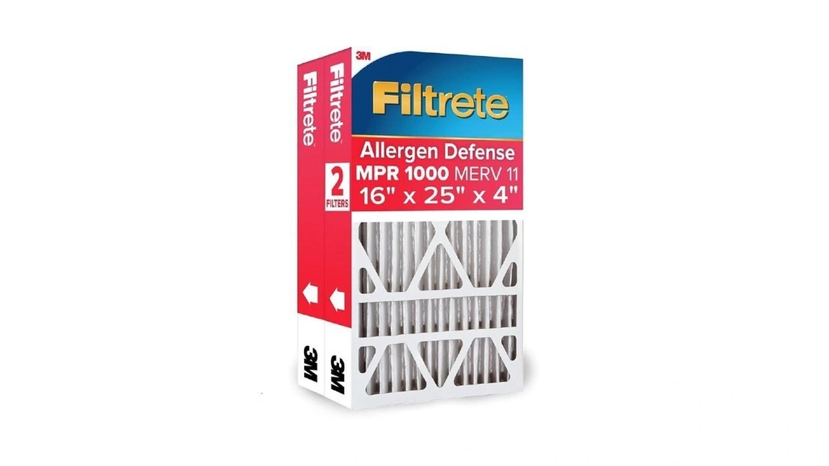 Filtrete 16x25x4 Air Filter, Merv 11, Mpr 1000, 2 Hvac