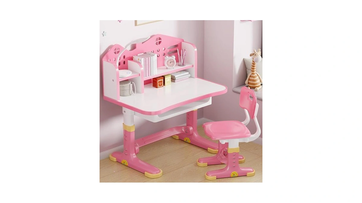 Xaperexi Kids Desk And Chair Set, Height Adjustable Kids Desk