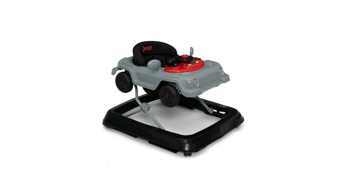 Jeep Wrangler Activity Walker By Delta Children, Grey