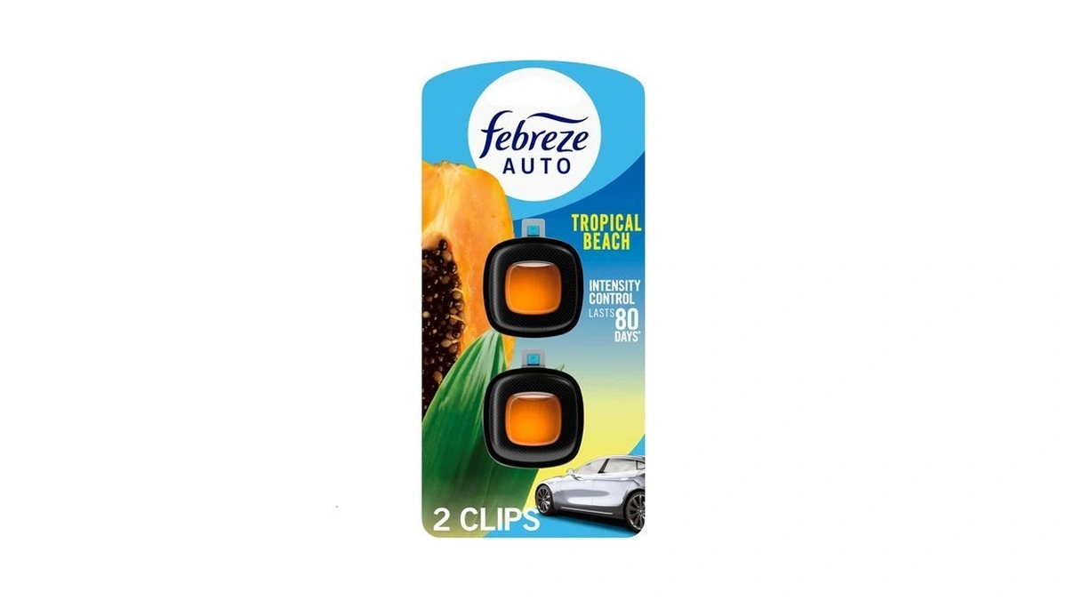 Febreze Auto Air Freshener, Odor-fighting Automotive Vent Clip, Scented Car