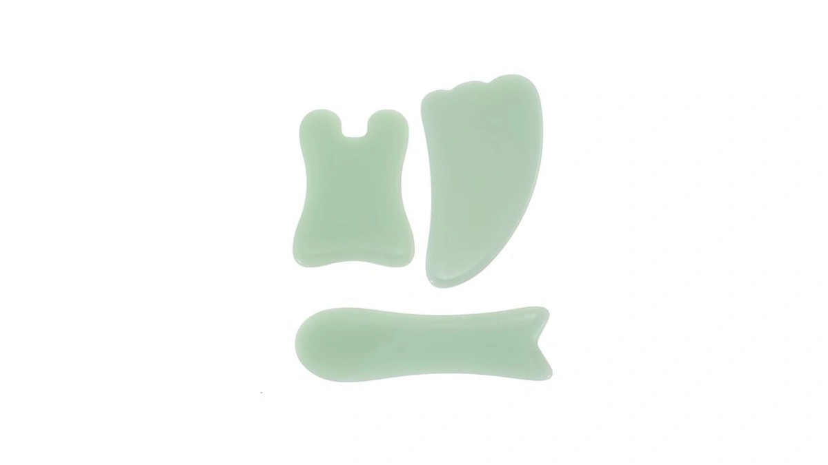 Merryhapy Gua Sha Massage Plates 3 Pack Scraping Board Set