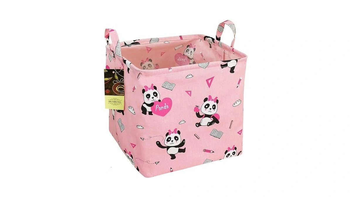 Square Foldable Storage Bin For Laundry Closet Bedroom Home Decor,