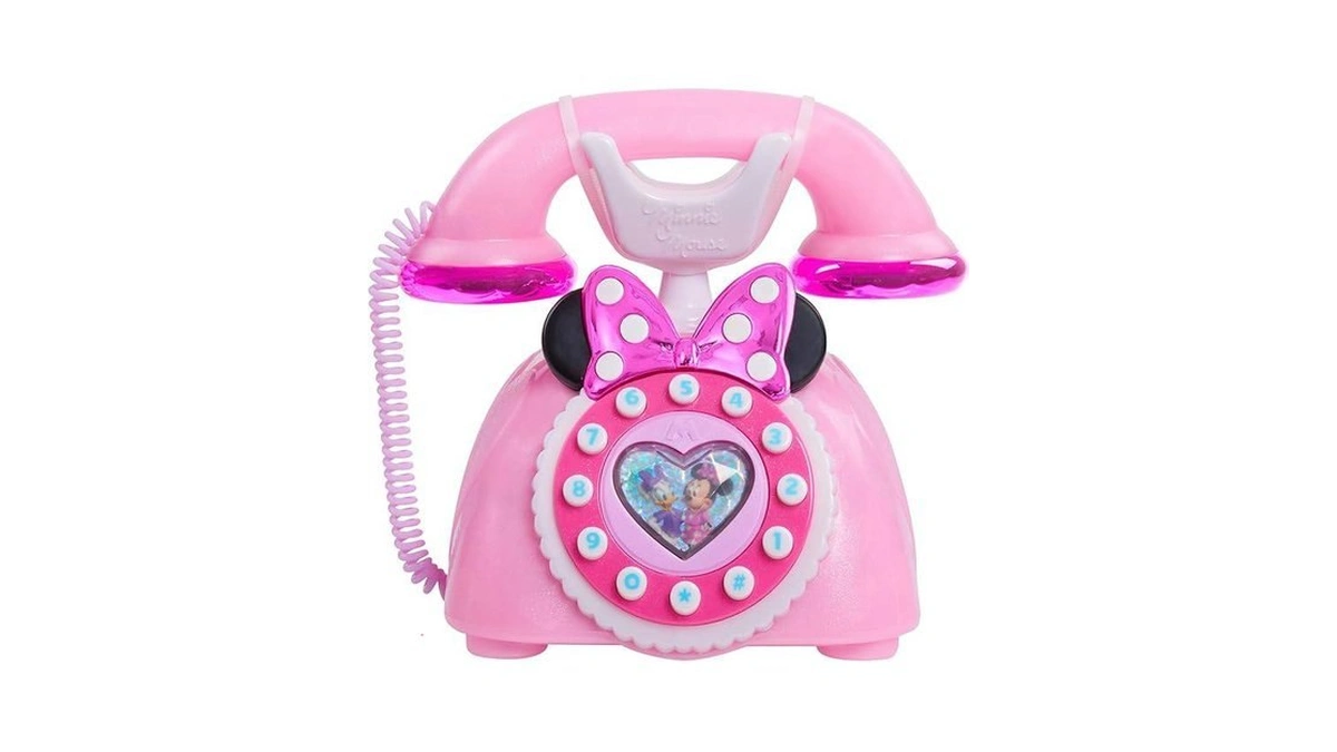 Disney Junior Minnie Mouse Ring Me Rotary Style Phone With