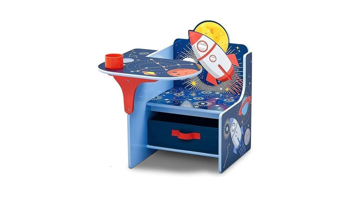 Delta Children Space Adventures Chair Desk With Storage Bin -