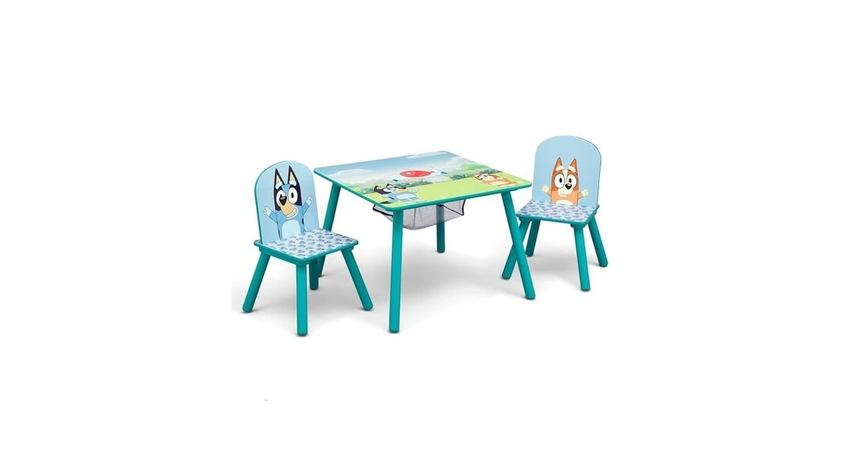 Delta Children Bluey Kids Table And Chair Set With Storage