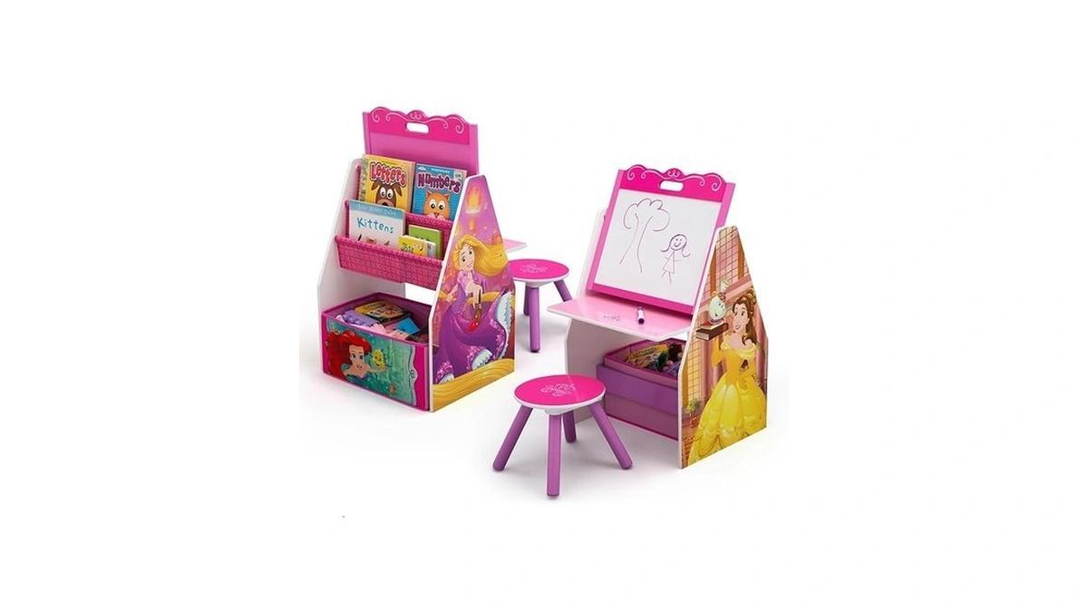 Delta Children Activity Center With Easel Desk, Stool And Toy