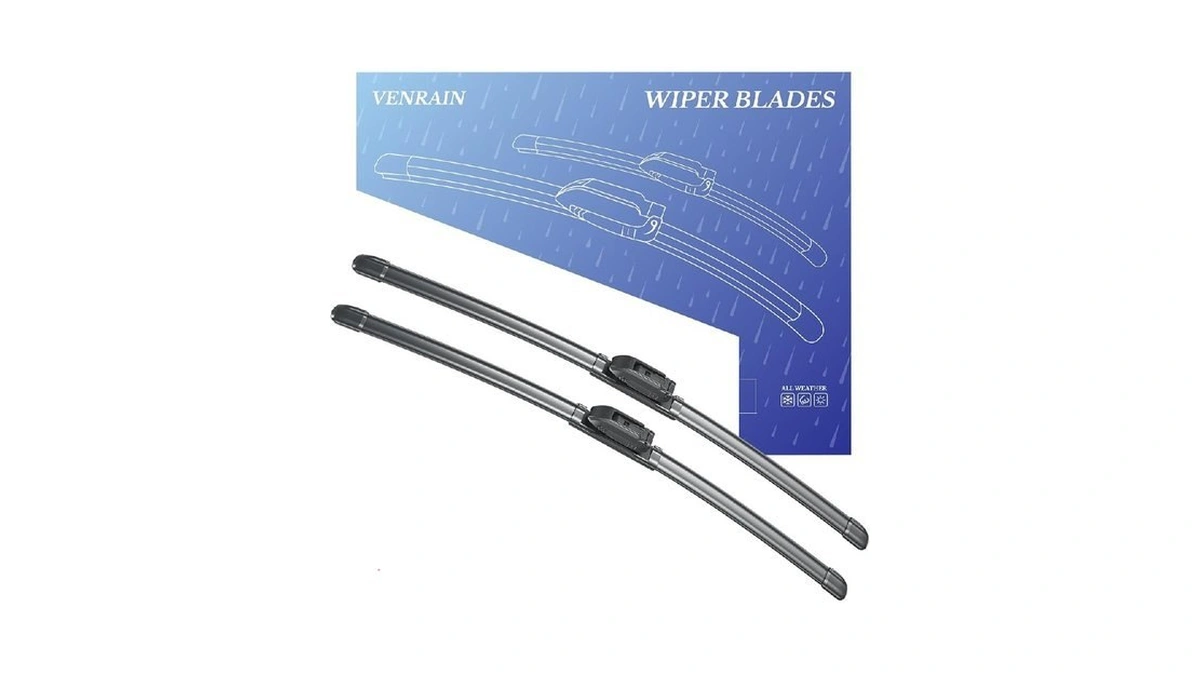Venrain Wiper Blades, Oem Quality, Premium All-season Ptfe Rubber, Quiet