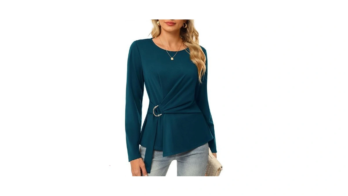 Grace Karin Women's 2026 Long Sleeve Peplum Tops, Summer Dressy