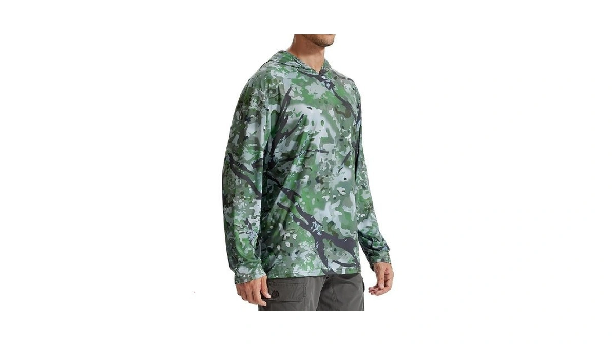 Loogu Men's Hunting Camo Shirt Lightweight, Camouflage Shirts Long Sleeve