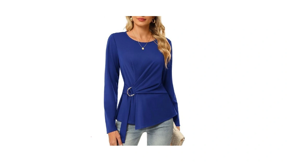 Grace Karin Women's 2026 Long Sleeve Peplum Tops, Summer Dressy