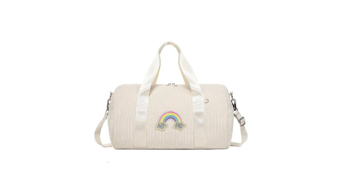 Dance Bag For Girls Dancers Ballet Bag Corduroy Rainbow Sports