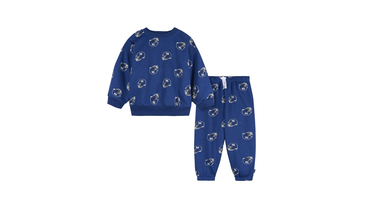 Gerber Unisex Baby Nfl Team Sweatshirt And Pants Set, Giants,