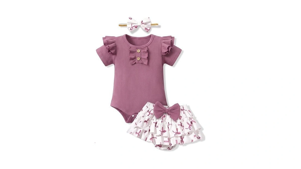 Sale For Hongteya Infant Floral Romper Sets