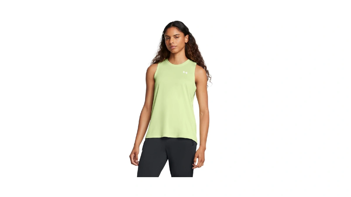 Under Armour Womens Tech Tank Top, (383) Retro Green /