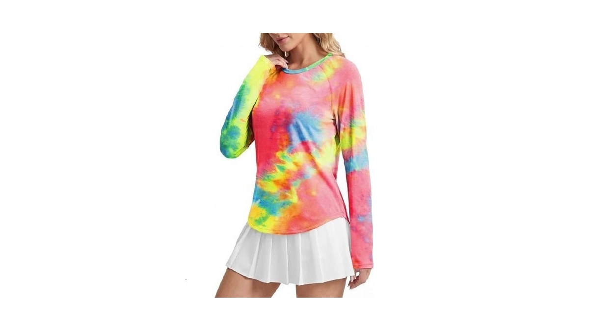 Alaroo Long Sleeve Sun Shirts For Women Workout Tops Pink