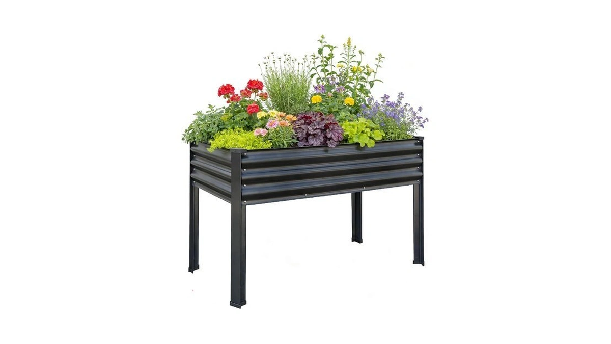 48 X 18 X 31 Inch Galvanized Raised Garden Bed