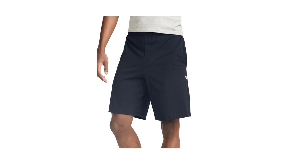Champion Men's Lounge Shorts, Standard Fit, 9 Inch Inseam, Lightweight